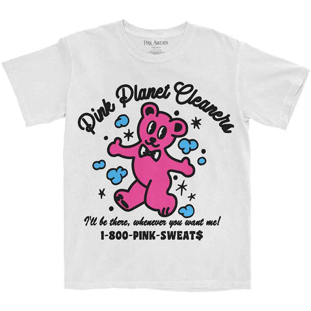 Pink Sweats Unisex T-Shirt: Pink Cleaners (White)