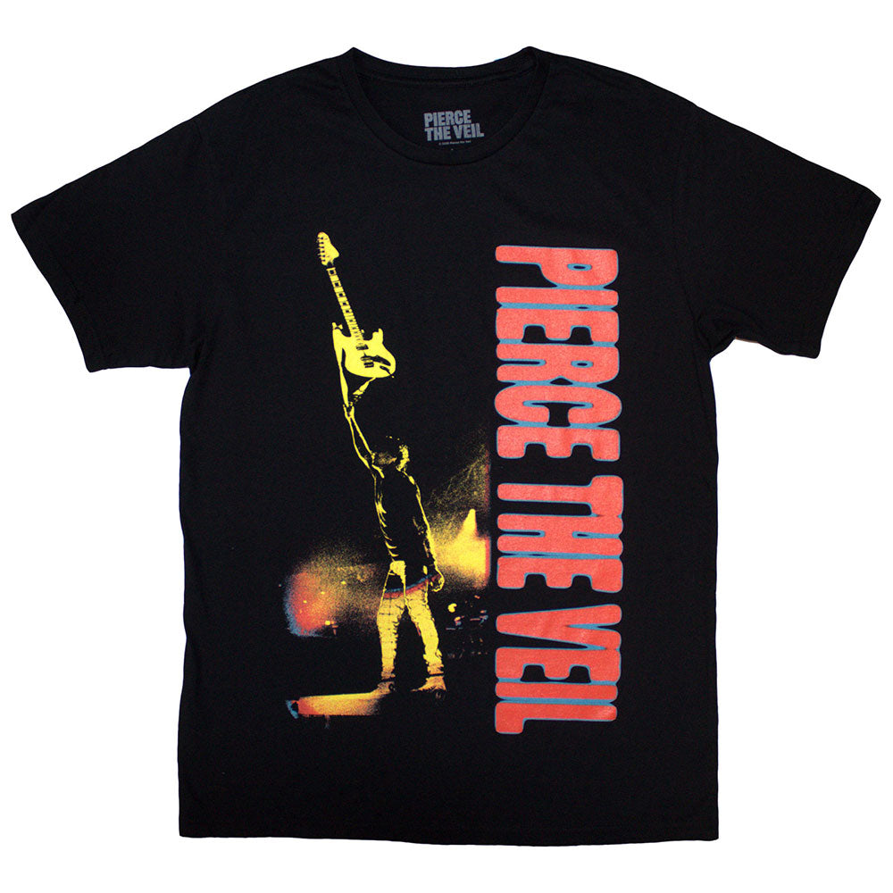 Pierce The Veil Unisex T-Shirt: Guitar Swing (Black)