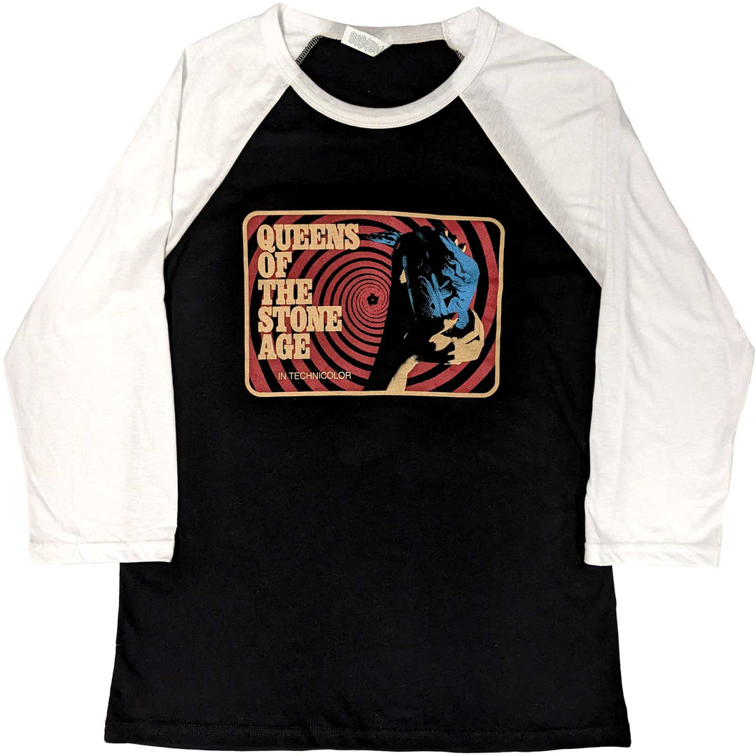 In Technicolour (Ex-Tour) Unisex Raglan T-Shirt | Queens Of The Stone Age