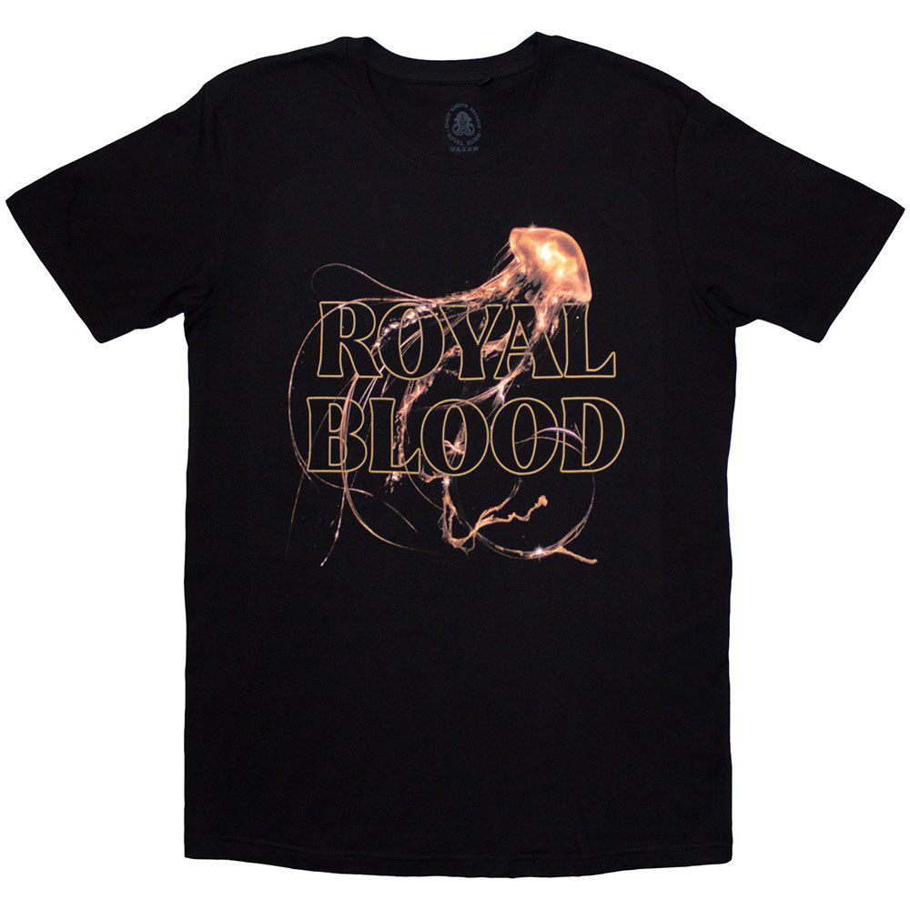 Royal Blood Unisex T-Shirt: Entangled Logo (Black)