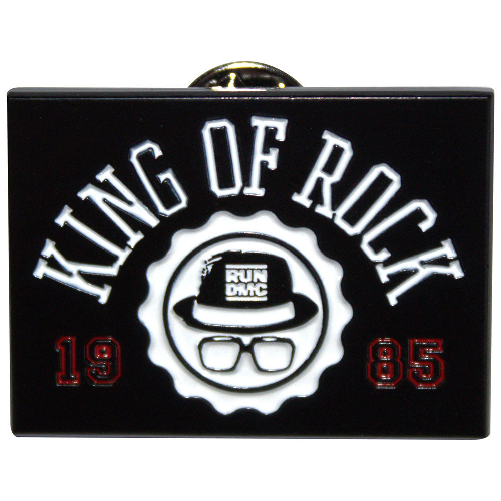 Run DMC Pin Badge: King Of Rock