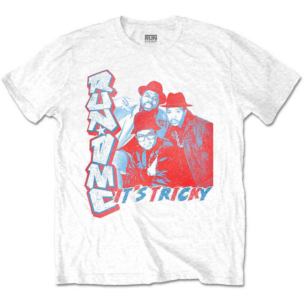 Run DMC Unisex T-Shirt: It's Tricky (White)