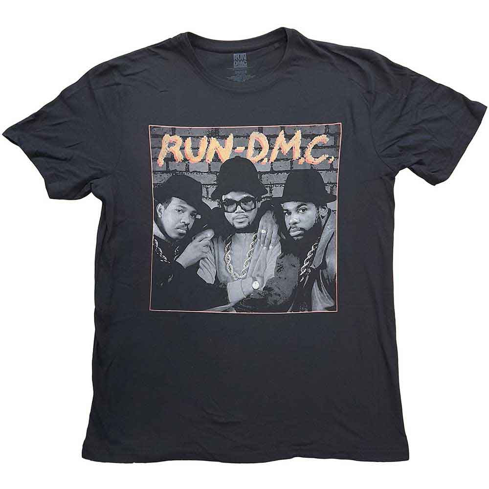 Run DMC Unisex T-Shirt: B&W Photo (Black)