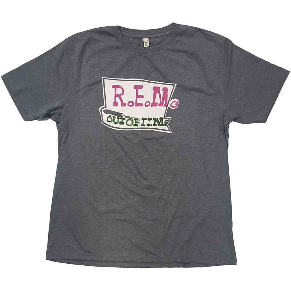 R.E.M. Unisex T-Shirt: Out Of Time (Heather Grey)