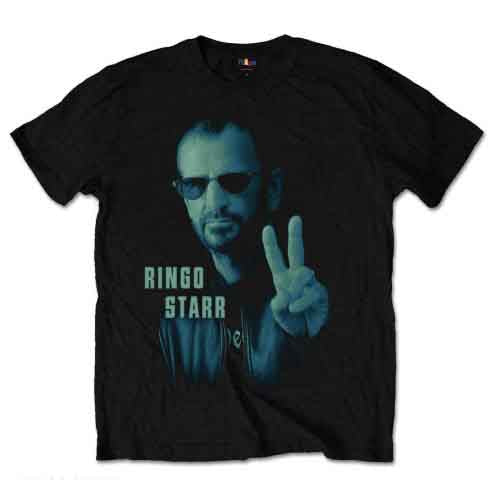 Ringo Starr Unisex T-Shirt: Colour Peace (Black)