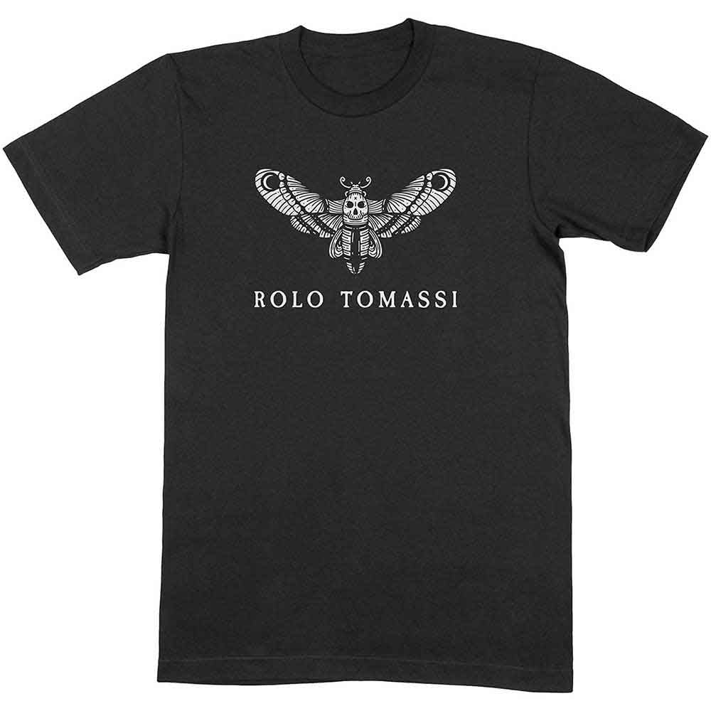 Rolo Tomassi Unisex T-Shirt: Moth Logo (Black)