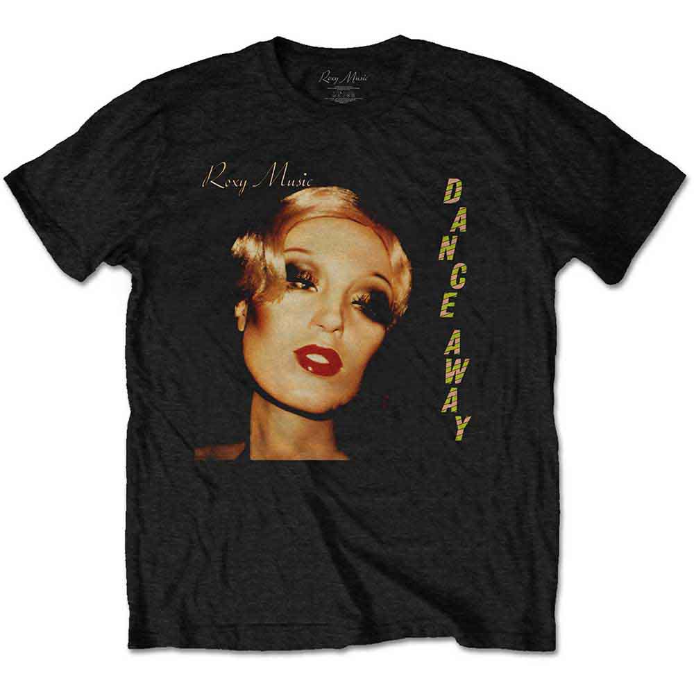 Roxy Music Unisex T-Shirt: Dance Away Album (Black)