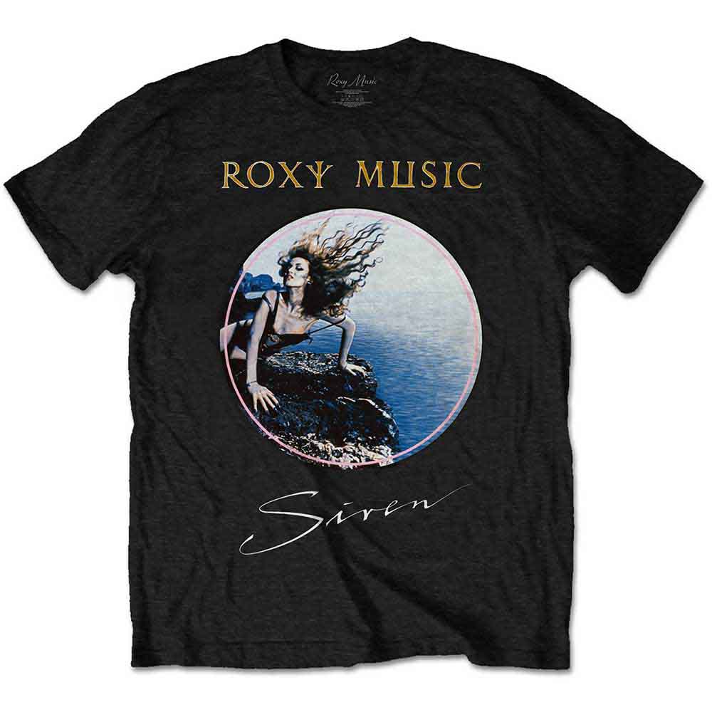 Roxy Music Unisex T-Shirt: Siren (Black)