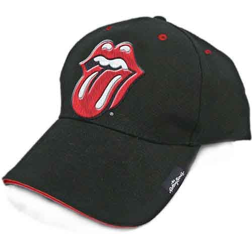 The Rolling Stones Unisex Baseball Cap: Classic Tongue (Black)