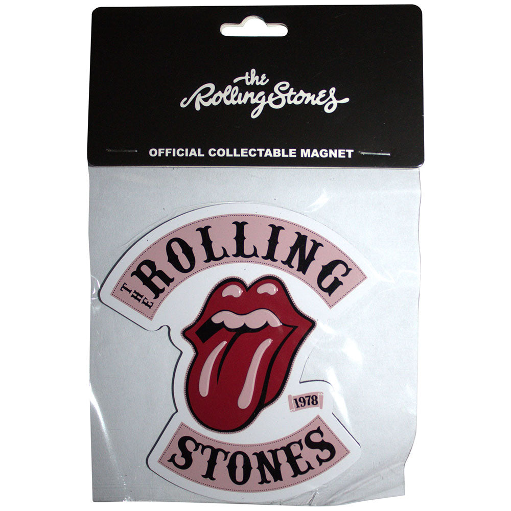 The Rolling Stones Fridge Magnet: Tour '78 Embossed