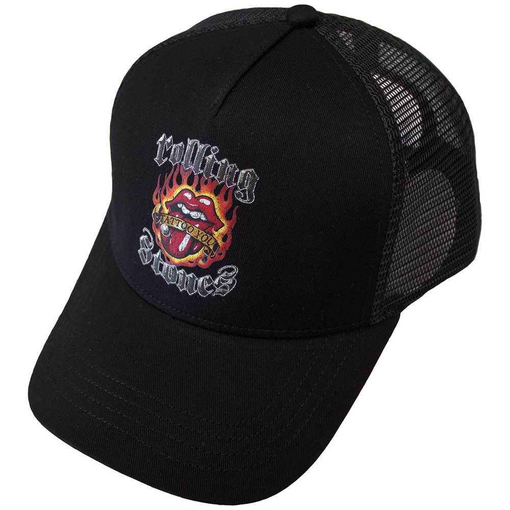 The Rolling Stones Unisex Mesh Back Cap: Tattoo You (Black)