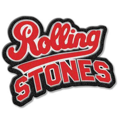 The Rolling Stones Standard Patch: Team Logo Cut Out