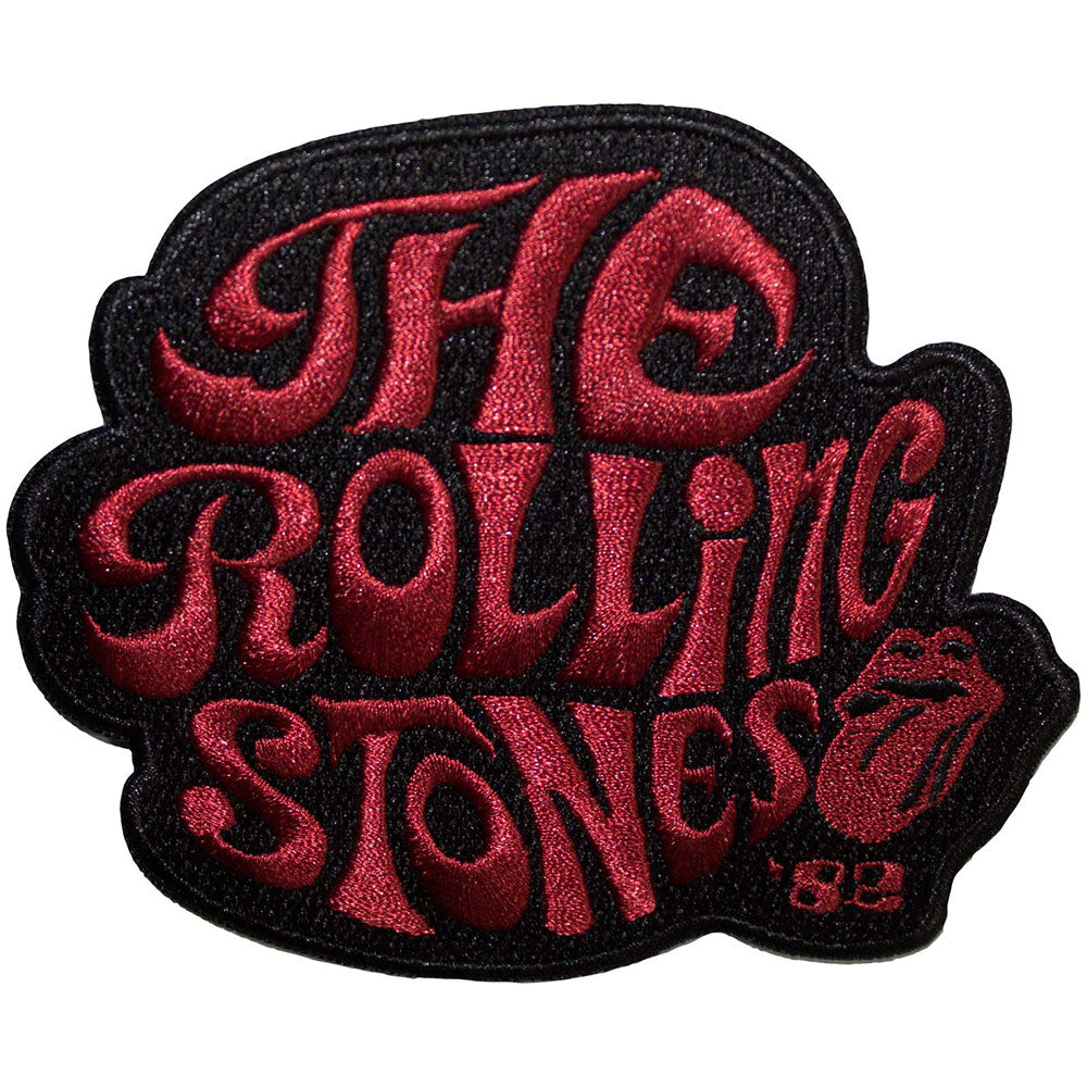 The Rolling Stones Standard Patch: Swirl Logo '82