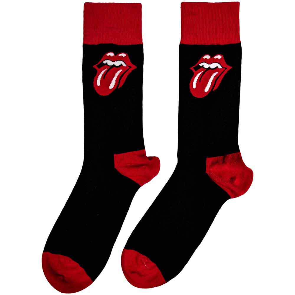 The Rolling Stones Unisex Ankle Socks: Classic Tongue (Black) (UK Size 7 - 11)