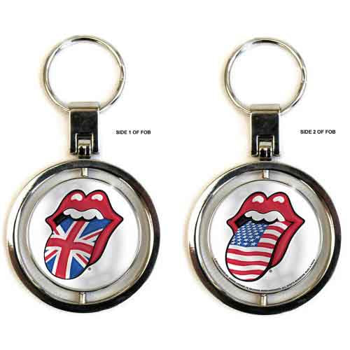 The Rolling Stones Keychain Spinner: UK & US Tongues