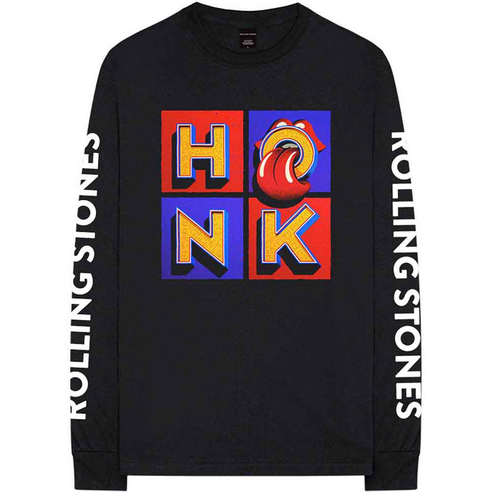 The Rolling Stones Unisex Sweatshirt: Honk Album/Sleeves (Black) (Sleeve Print)