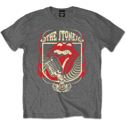 The Rolling Stones Unisex T-Shirt: 40 Licks (Charcoal Grey)