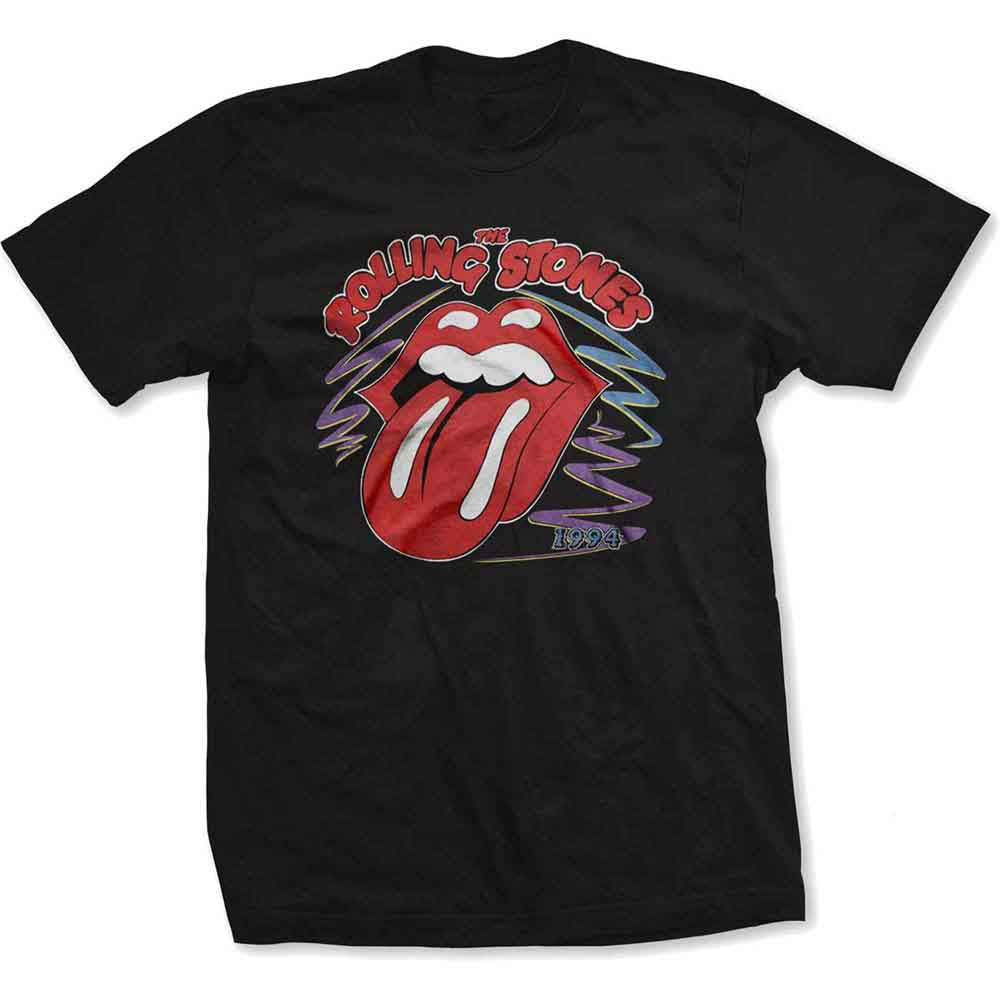 The Rolling Stones Unisex T-Shirt: 1994 Tongue (Black)