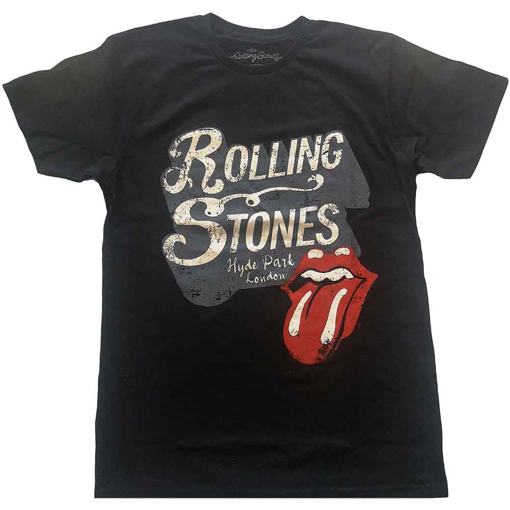 The Rolling Stones Unisex T-Shirt: Hyde Park (Black)