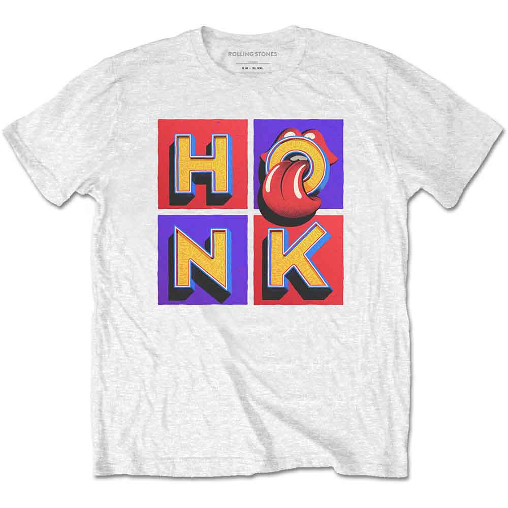 The Rolling Stones Unisex T-Shirt: Honk Album (White)