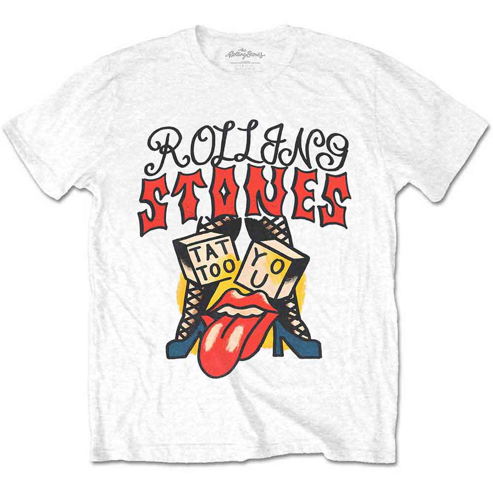 The Rolling Stones Unisex T-Shirt: Tattoo You II (White)