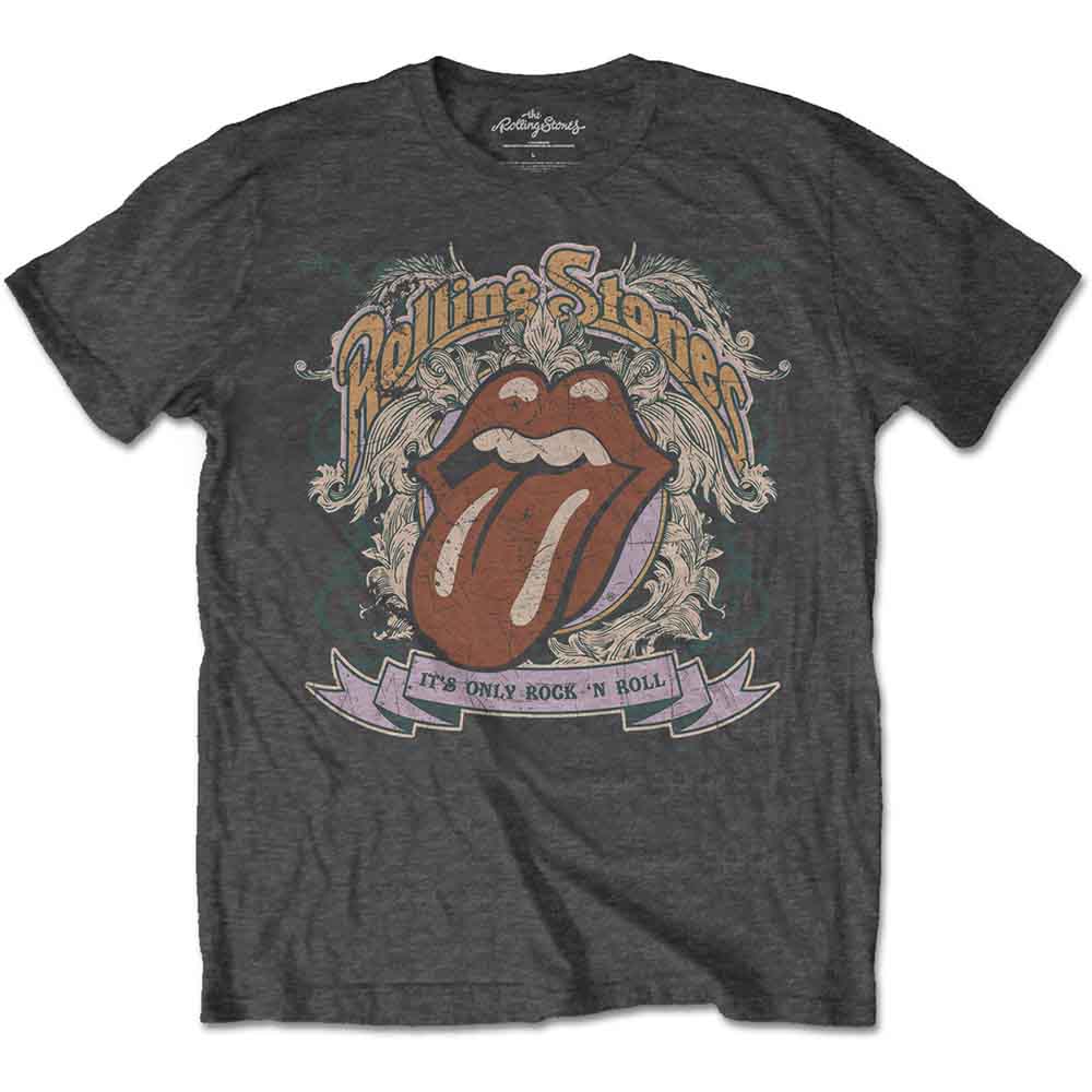 The Rolling Stones Unisex T-Shirt: It's Only Rock & Roll (Charcoal Grey)