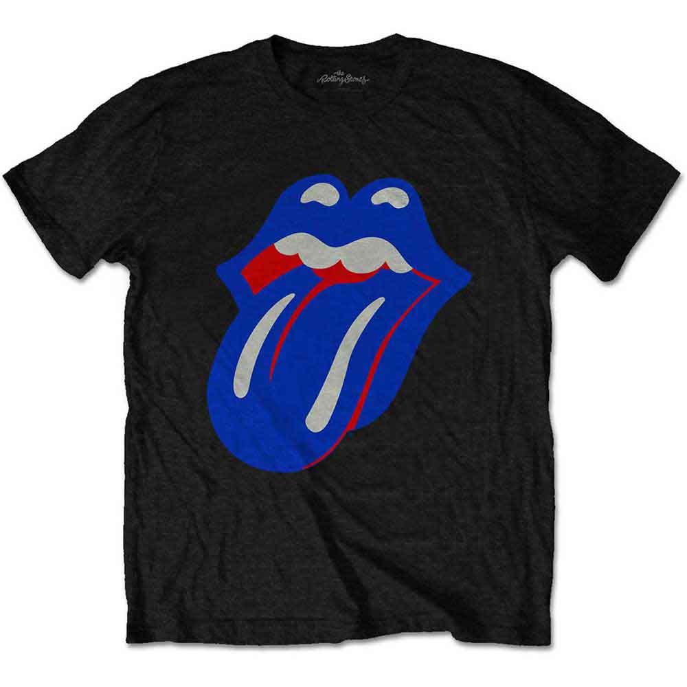 The Rolling Stones Kids T-Shirt: Blue & Lonesome Classic Tongue (Black)