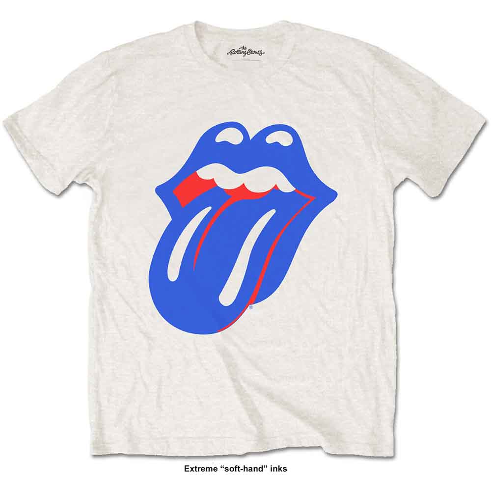 The Rolling Stones Unisex T-Shirt: Blue & Lonesome Classic (Natural)