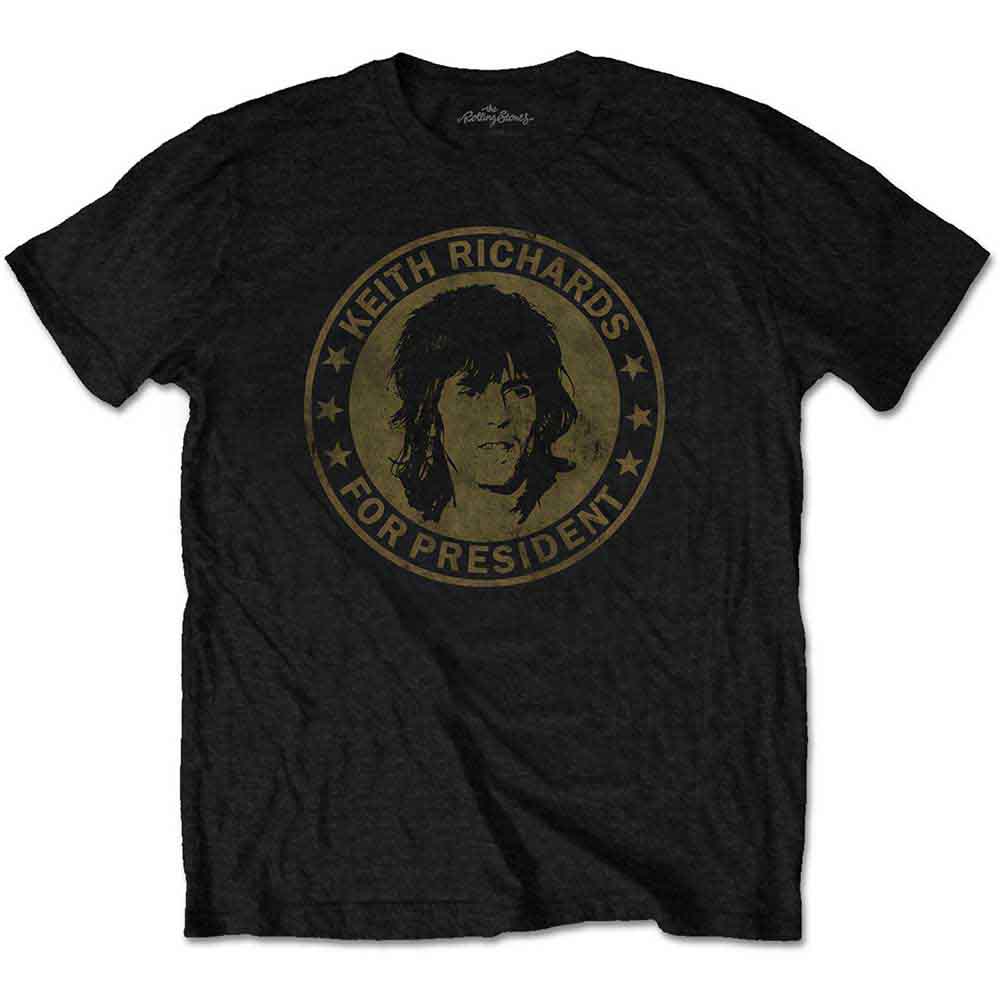 The Rolling Stones Kids Retail Pack T-Shirt: Keith for President (White)