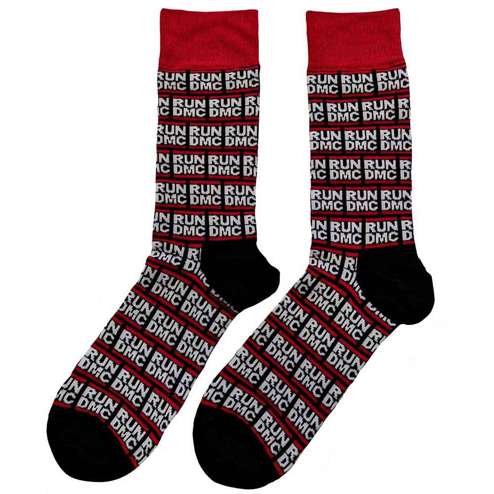 All Over Logo Unisex Ankle Socks (UK Size 7 - 11) | Run DMC