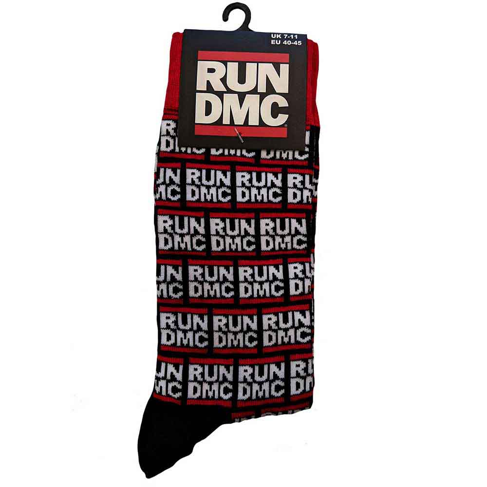 All Over Logo Unisex Ankle Socks (UK Size 7 - 11) | Run DMC