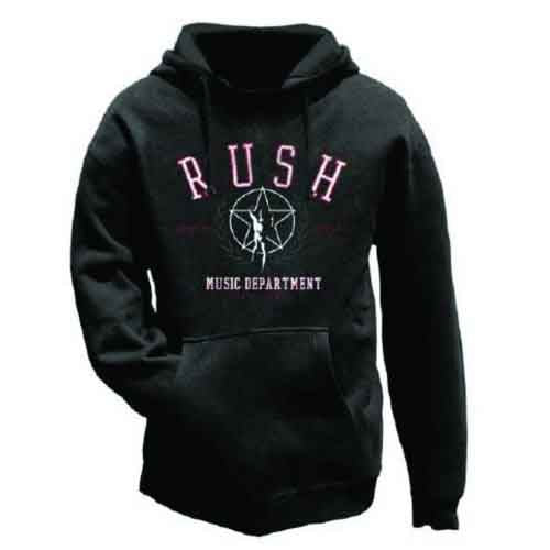 Rush Unisex Pullover Hoodie: Department (Black)