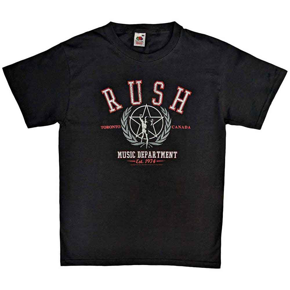 Rush Unisex T-Shirt: Department (Black) (Small)