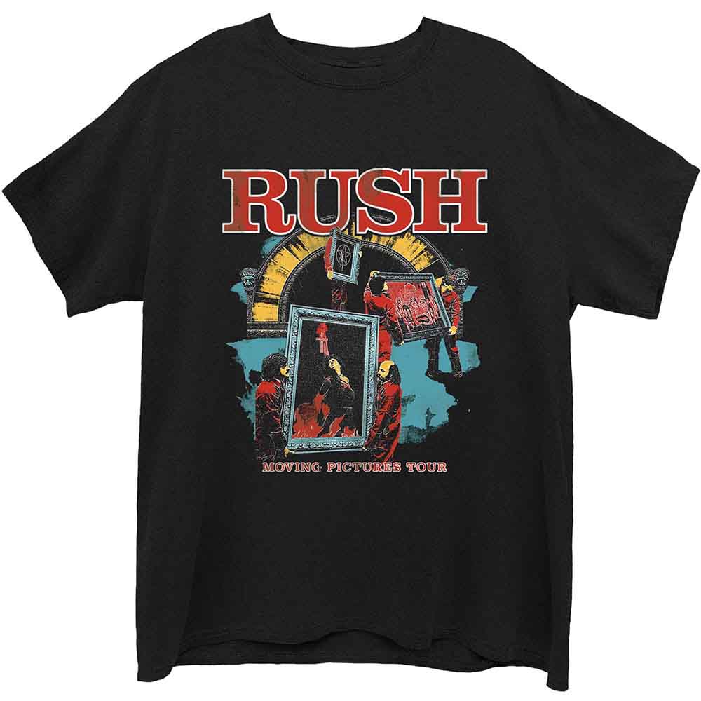 Rush Unisex T-Shirt: Moving Pictures (Black)