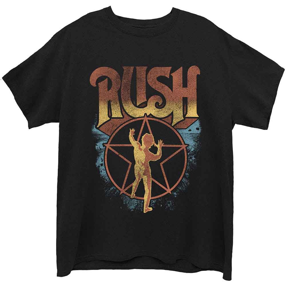 Rush Unisex T-Shirt: Starman (Black)