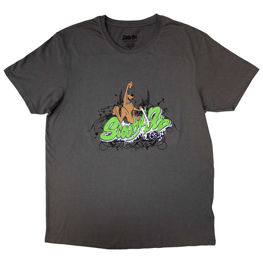 Scooby Doo Unisex T-Shirt: Skateboard (Grey)