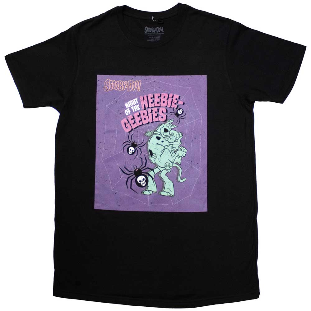 Scooby Doo Unisex T-Shirt: Heebie-Geebies (Black)