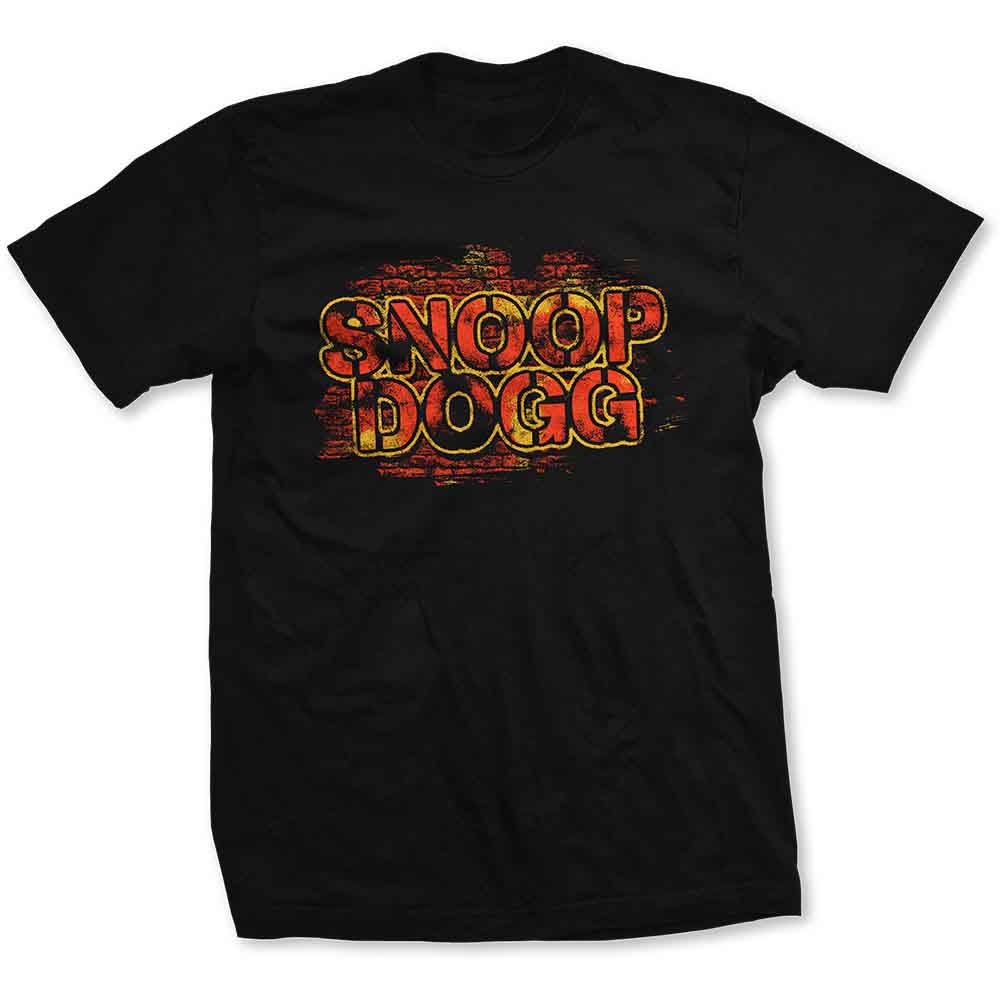 Snoop Dogg Unisex T-Shirt: Red Logo (Black)