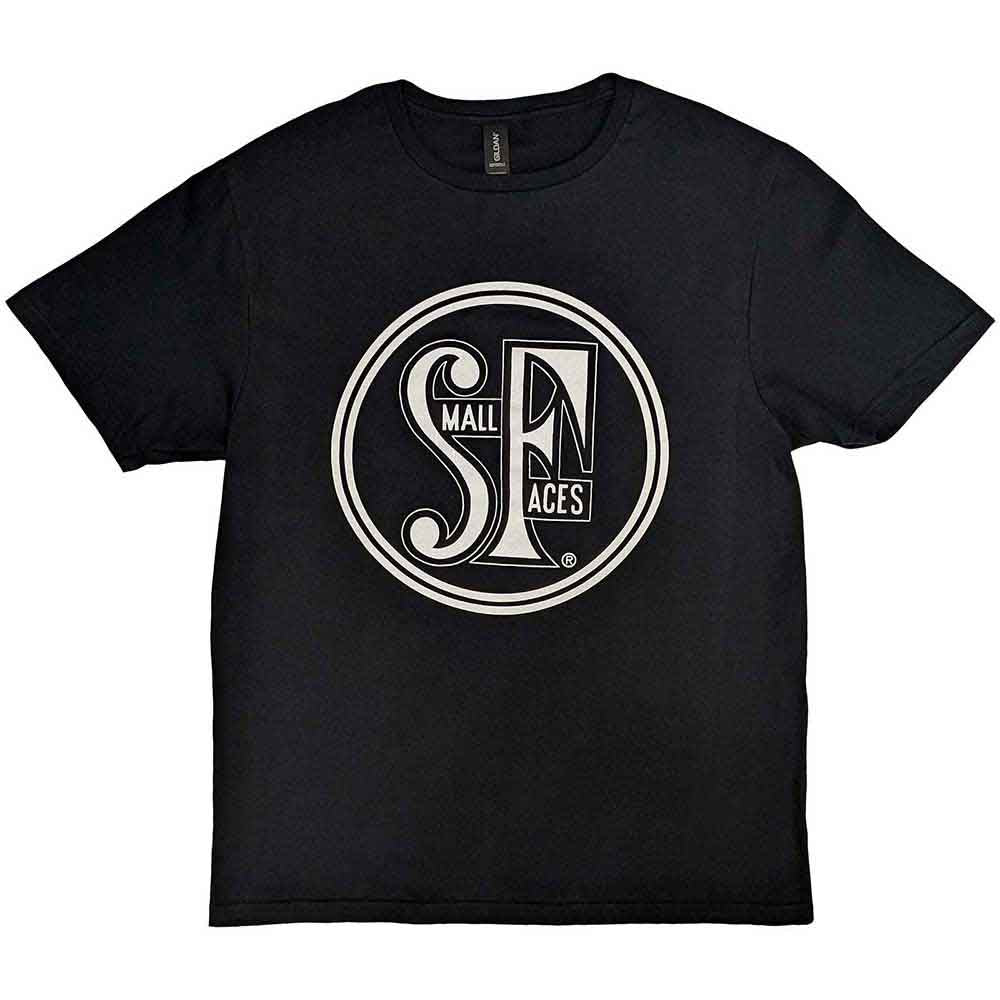 Small Faces Unisex T-Shirt: Logo (Black)