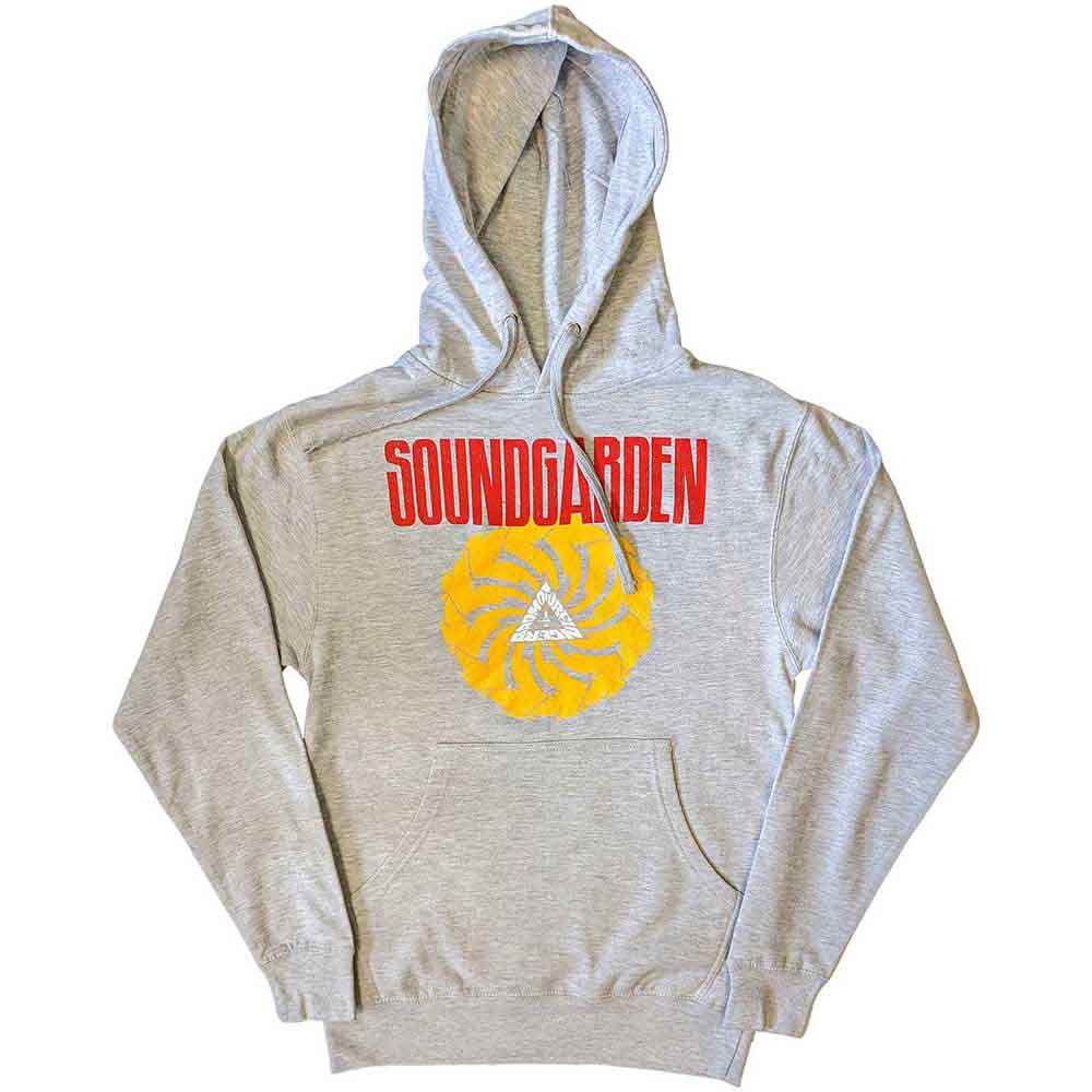 Soundgarden Unisex Pullover Hoodie: Badmotorfinger Version 1. (Grey)