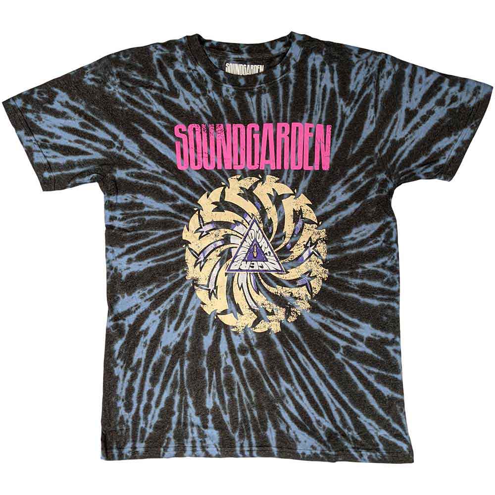 Soundgarden Unisex T-Shirt: Badmotorfinger (Blue) (Wash Collection)