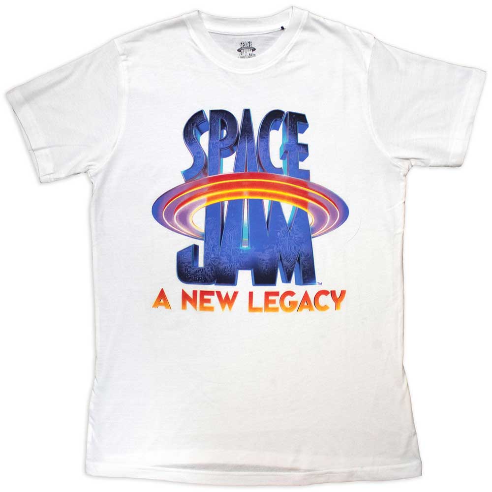 Space Jam Unisex T-Shirt: Space Jam 2 Logo (White)