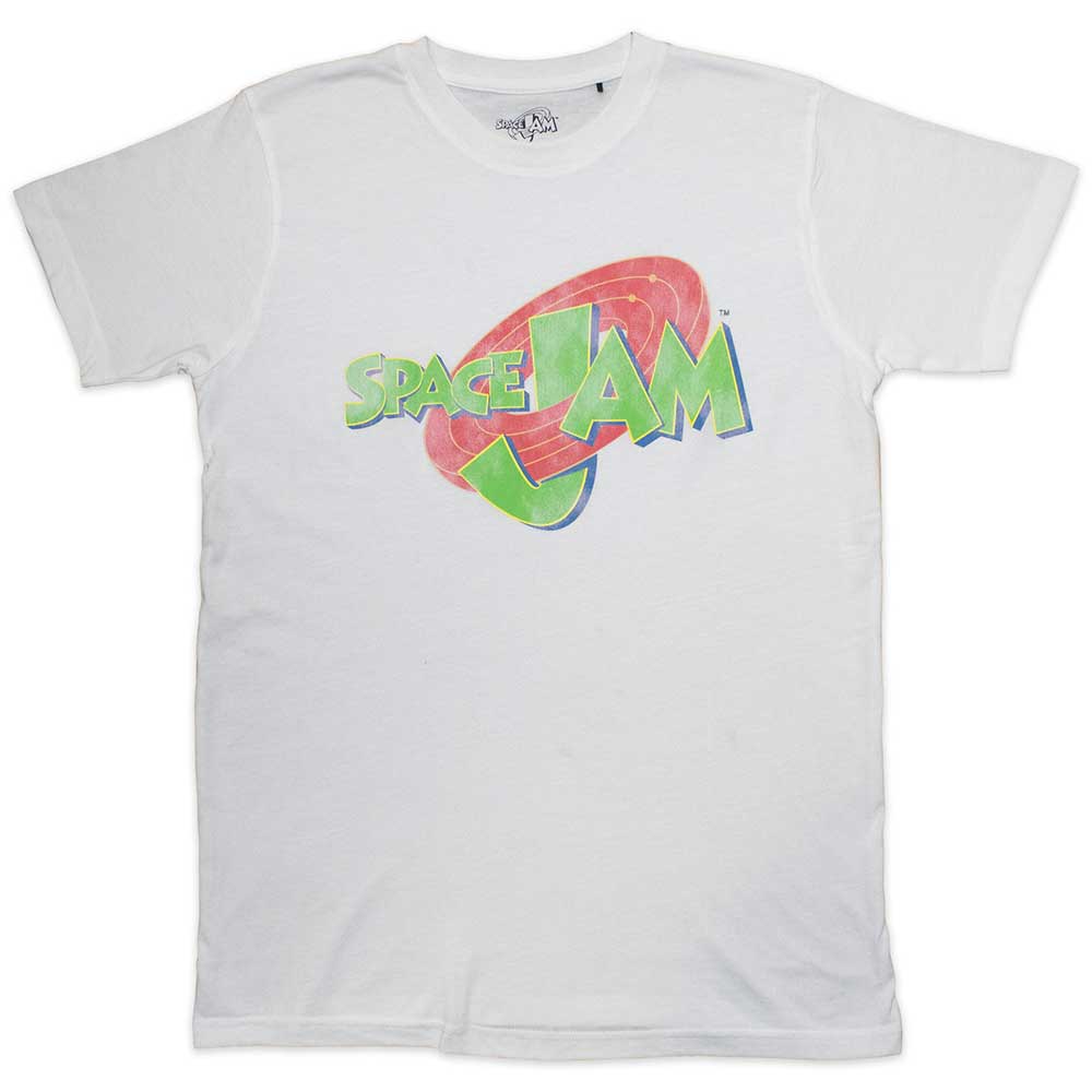 Space Jam Unisex T-Shirt: Retro Logo (White)