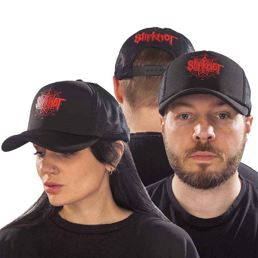 Slipknot Unisex Mesh Back Cap: Logo (Black)