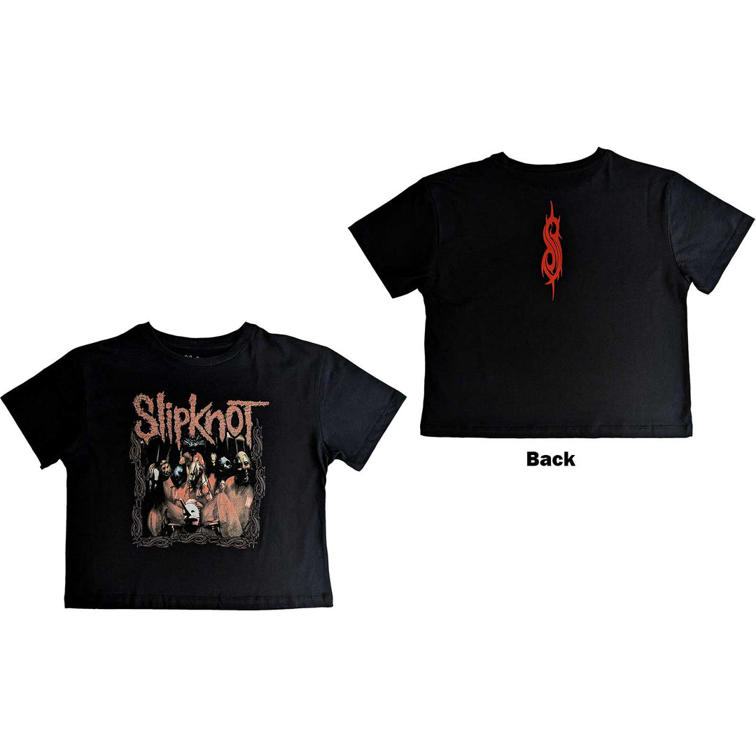 Band Frame (Back Print) (Limited Edition) Ladies Crop Top | Slipknot
