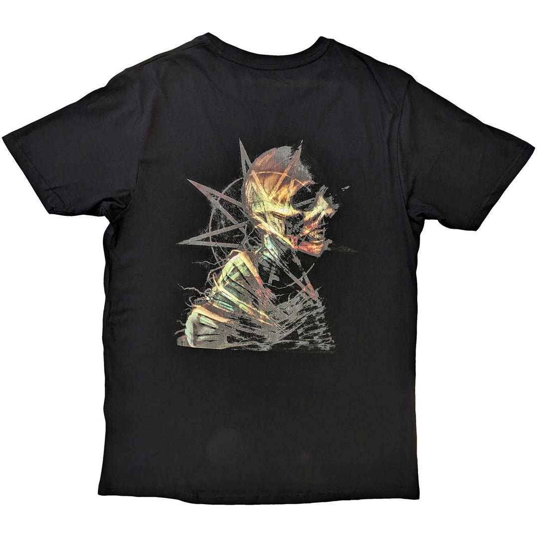 Skeleton & Pentagram (Back Print) Unisex T-Shirt | Slipknot