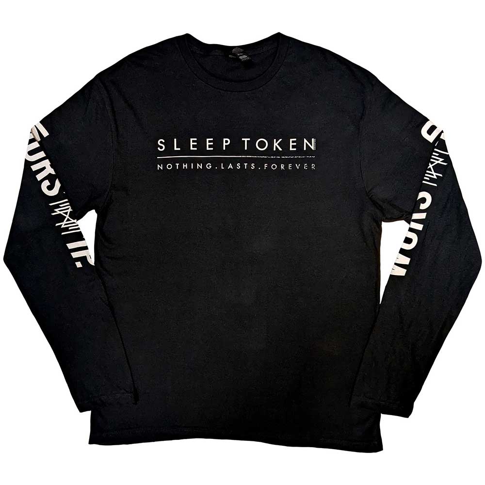 Sleep Token Unisex Long Sleeve T-Shirt: Worship (Black) (Sleeve Print)