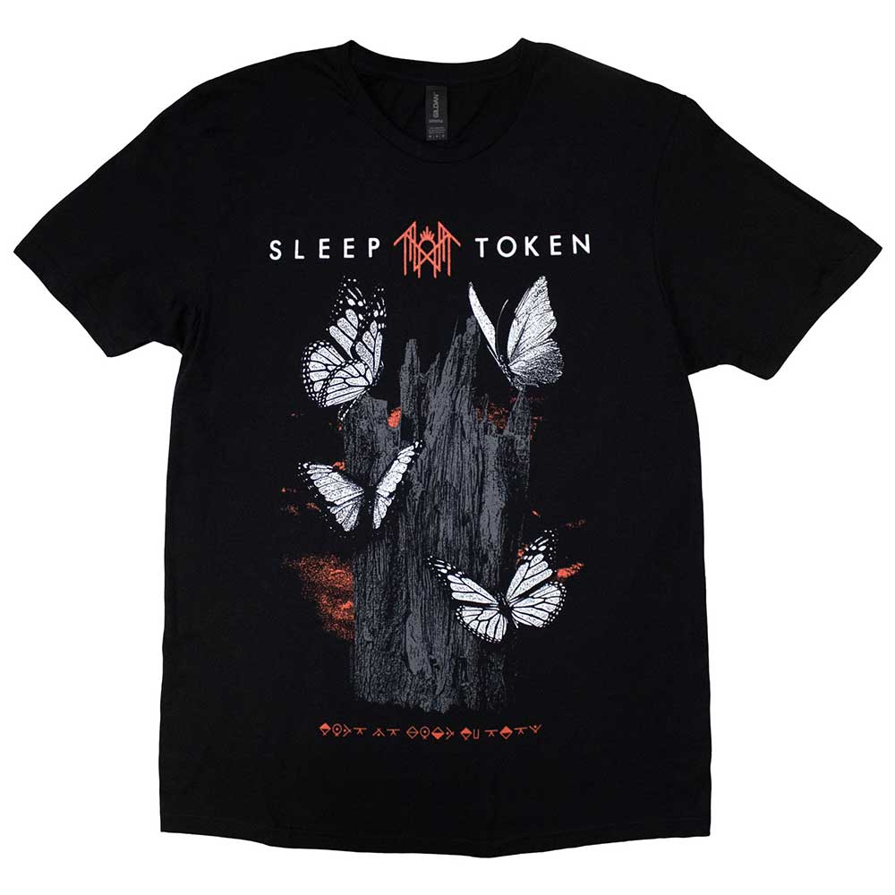 Sleep Token Unisex T-Shirt: Butterflies (Black)