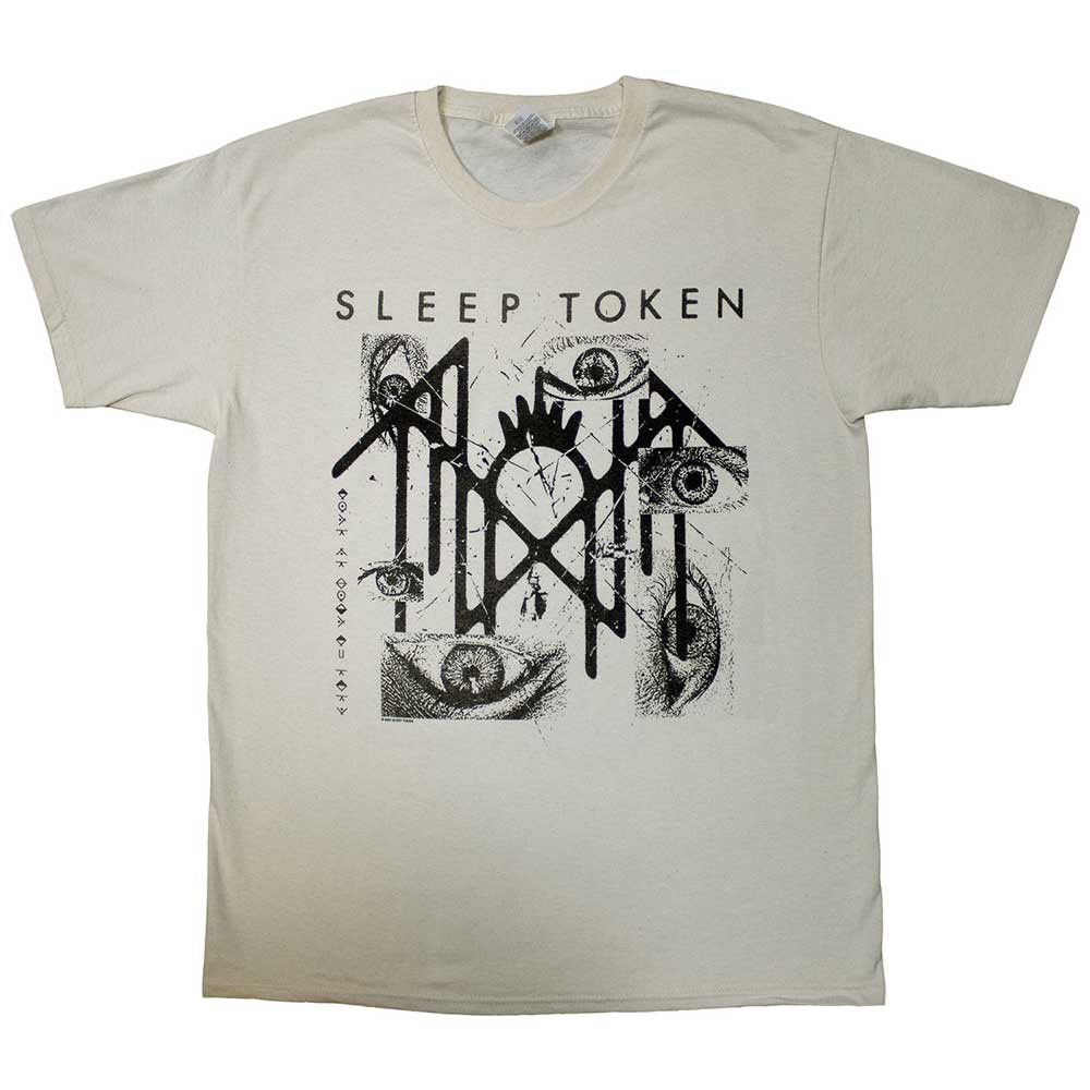 Sleep Token Unisex T-Shirt: Eyes (Natural)