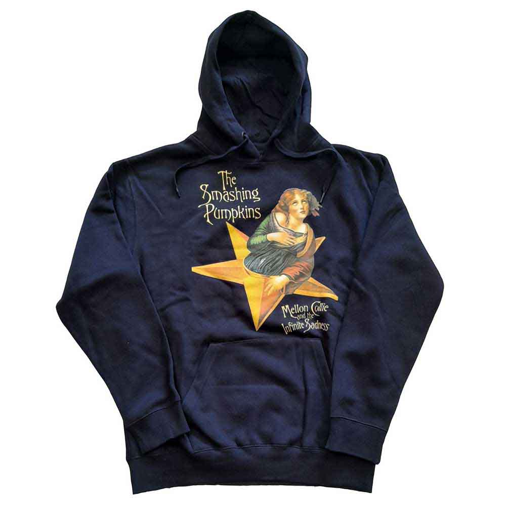 The Smashing Pumpkins Unisex Pullover Hoodie: Mellon Collie (Navy Blue)